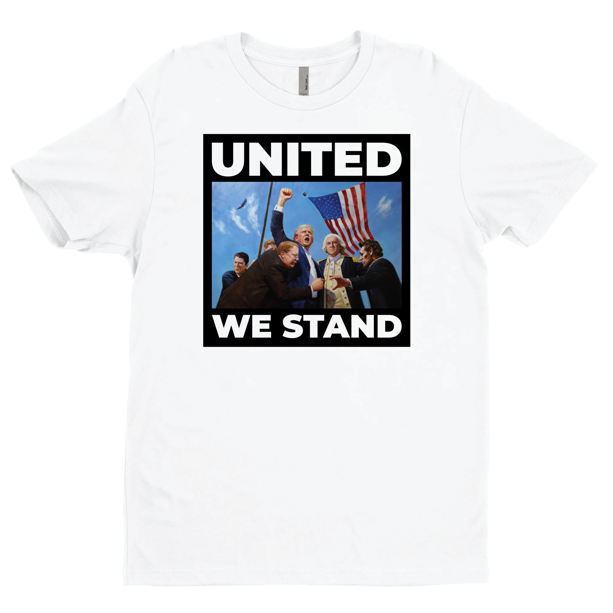 United We Stand | Full-Color Premium, White T-Shirt