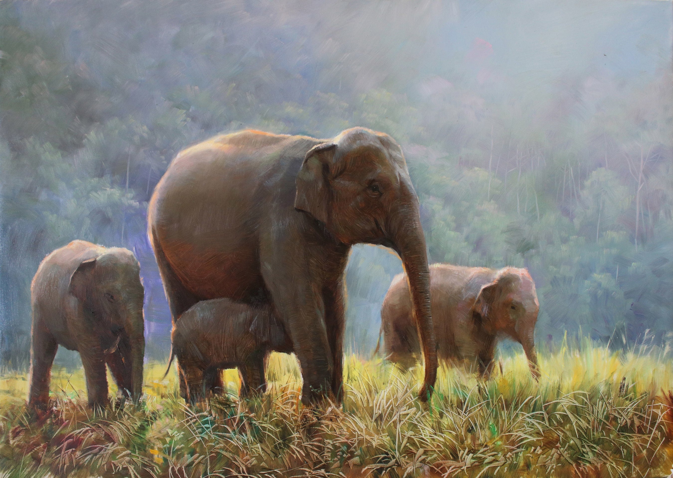 A Big Family (of Elephants)